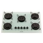 Fogão Cooktop 5 Bocas A Gás Fornello Branco For05br Bivolt
