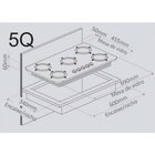 Fogão Cooktop 5 Bocas Braslar Acendimento Automático Easy Cle