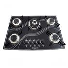 Fogão Cooktop 5 Bocas Gás Preto Tripla Chama Safanelli