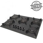 Fogão Cooktop 5 Bocas Gray Safanelli