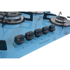 Fogão Cooktop 5 Bocas Tripla Chama Marmorizado Azul Premium