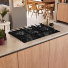 Fogão Cooktop 5 Bocas Tripla Chama Mcg5bm Grade Dupla Mesa De