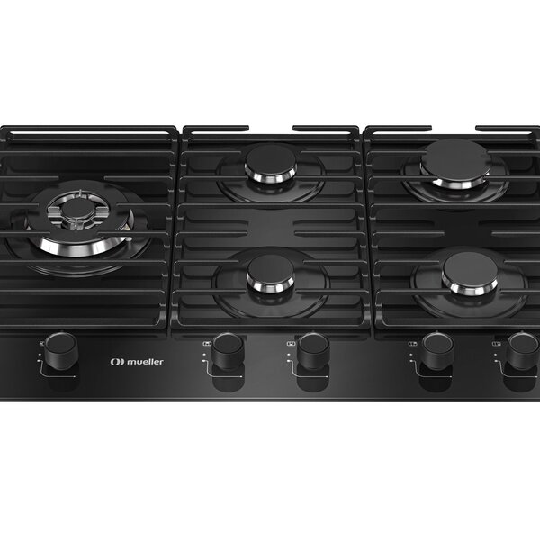 Fogão Cooktop 5 Bocas Tripla Chama Mcg5bm Grade Dupla Mesa De
