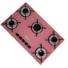 Fogão Cooktop 5 Bocas Ultra Chama Rosa