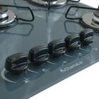Fogão Cooktop 5bocas Ultra Chama 127/220v Marmo Cinza