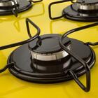 Fogão Cooktop A Gás 4 Bocas Amarelo Fornello Bivolt