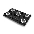 Fogão Cooktop Chamalux 5 Bocas Tripla Chama Preto Bivolt