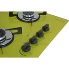 Fogão Cooktop Chapa 4bocas Ultra Chama 127/220v Marm Amarelo