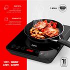 Fogão Cooktop De Indução 1 Boca Portátil Preto 2200w Cheff Go