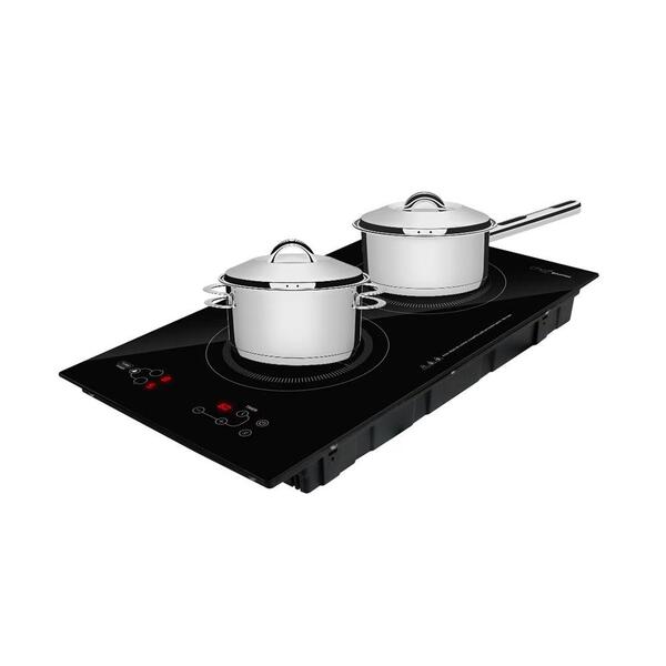 Fogão Cooktop De Indução 2 Bocas Elétrico Eci02ep 220v E Panelas Inox