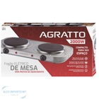 Fogão Cooktop Elétrico 2 Bocas De Mesa