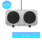 Fogão Cooktop Elétrico Mesa 2 Bocas