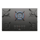 Fogao Cooktop Fischer 5q Fit Line Gas Tripla Chama Mesa Vidro