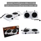 Fogão Cooktop Fogareiro Elétrico 2000w Camping Pesca Chapa 22