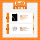 Fogão Cooktop Indução 1 Boca Elétrico Eci01pp 220v E Caçarola