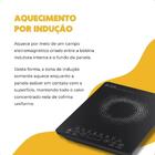 Fogão Cooktop Indução Vitrocerâmico Portátil Acki01i-01 Preto
