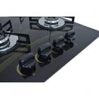 Fogão Cooktop Premium 4 Bocas Ultra Chama 128 Mesclado