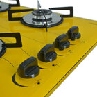 Fogão Cooktop Premium 4 Bocas Ultra Chama 151 Amarelo