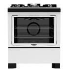 Fogão Dako Branco 5 Bocas Com Mesa De Vidro Dakolors  - Bivolt