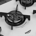 Fogão Dako Branco 5 Bocas Com Mesa De Vidro Dakolors  - Bivolt