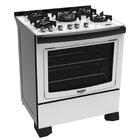 Fogão Dako Branco 5 Bocas Com Mesa De Vidro Dakolors  - Bivolt