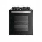 Fogão De Embutir 4 Bocas Atlas Utop Mesa De Vidro Preto Bivolt