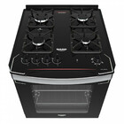 Fogão De Embutir 4 Bocas Preto Com Mesa De Vidro Dako Diploma