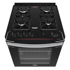 Fogão De Embutir 4 Bocas Preto Com Mesa De Vidro Dako Diploma