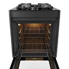 Fogão De Embutir 4 Bocas Preto Com Mesa De Vidro Dako Supreme