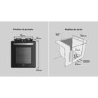 Fogão De Embutir 4 Bocas Preto Com Mesa De Vidro Dako Supreme