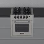 Fogao De Embutir 4 Bocas Venax Gaudi Line Inox Gas Glp