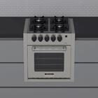 Fogao De Embutir 4 Bocas Venax Gaudi Line Inox Gas Glp