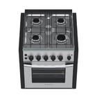 Fogao De Embutir 4 Bocas Venax Gaudi Platinum Gii Inox Gas Glp