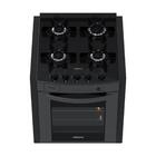 Fogao De Embutir 4 Bocas Venax Gaudi Prisma Vitreo Bl Grafite