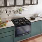 Fogão De Embutir 5 Bocas Dako Acendimento Automático Glass Gr