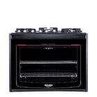 Fogão De Embutir 5 Bocas Dako Glass De5vup Com Mesa De Vidro