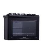 Fogão De Embutir 5 Bocas Dako Glass De5vup Com Mesa De Vidro