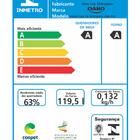 Fogão De Embutir 5 Bocas Preto Com Mesa De Vidro Dako Diploma