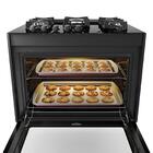 Fogão De Embutir 5 Bocas Preto Com Mesa De Vidro Dako Supreme