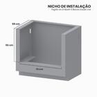 Fogao De Embutir 5 Bocas Venax Gaudi Line Inox Gas