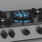 Fogao De Embutir 5 Bocas Venax Gaudi Line Inox Gas