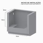 Fogao De Embutir 5 Bocas Venax Gaudi Platinum Gii Inox Gas Glp