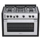 Fogao De Embutir 5 Bocas Venax Gaudi Platinum Gii Inox Gas Glp