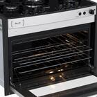 Fogao De Embutir 5 Bocas Venax Gaudi Platinum Vitreo Inox Gas