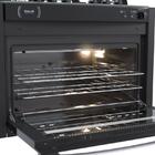 Fogao De Embutir 5 Bocas Venax Gaudi Platinum Vitreo Preto Ga