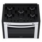 Fogao De Embutir 5 Bocas Venax Gaudi Prisma Vitreo Bl Branco