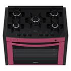 Fogao De Embutir 5 Bocas Venax Gaudi Prisma Vitreo Bl Pink Ga