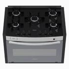 Fogao De Embutir 5 Bocas Venax Gaudi Prisma Vitreo El Inox Ga