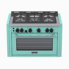 Fogao De Embutir 5 Bocas Venax Temis Verde Gas Glp