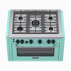 Fogao De Embutir 5 Bocas Venax Temis Verde Gas Glp